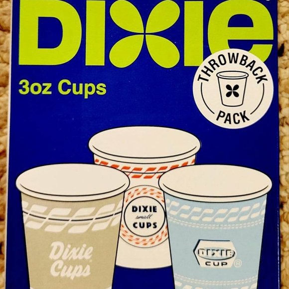 "Throwback Pack Dixie Disposable All-Purpose Paper Cups", Print, 3 oz, 200 Count - Picture 2 of 16